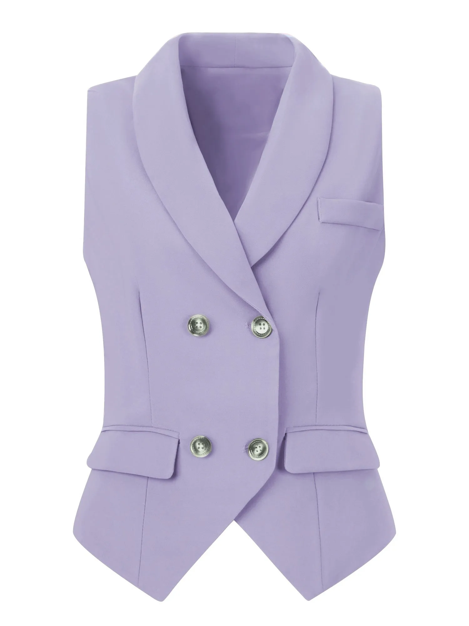 Waistcoat Lapel Collar Dressy Versatile Racerback Suit Vest