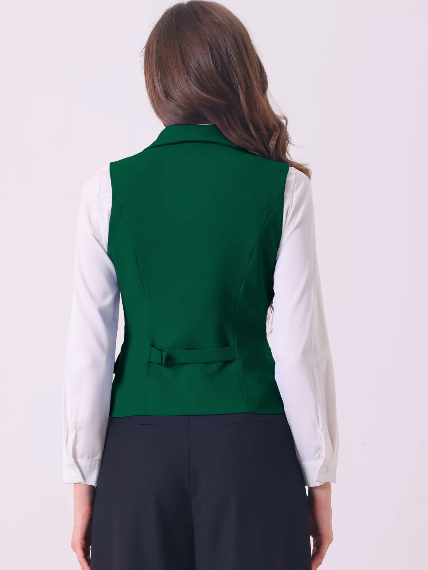 Waistcoat Lapel Collar Dressy Versatile Racerback Suit Vest