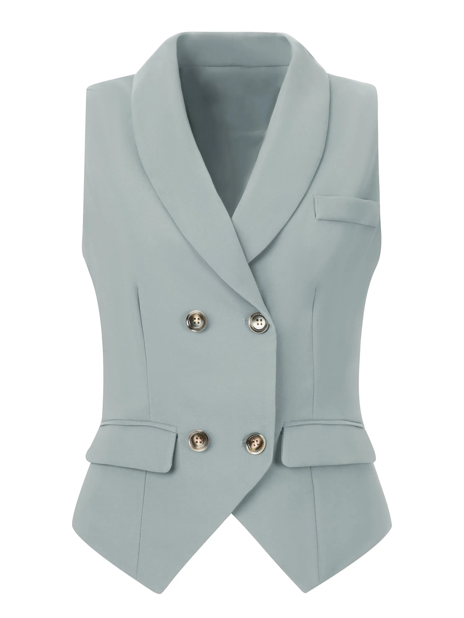 Waistcoat Lapel Collar Dressy Versatile Racerback Suit Vest