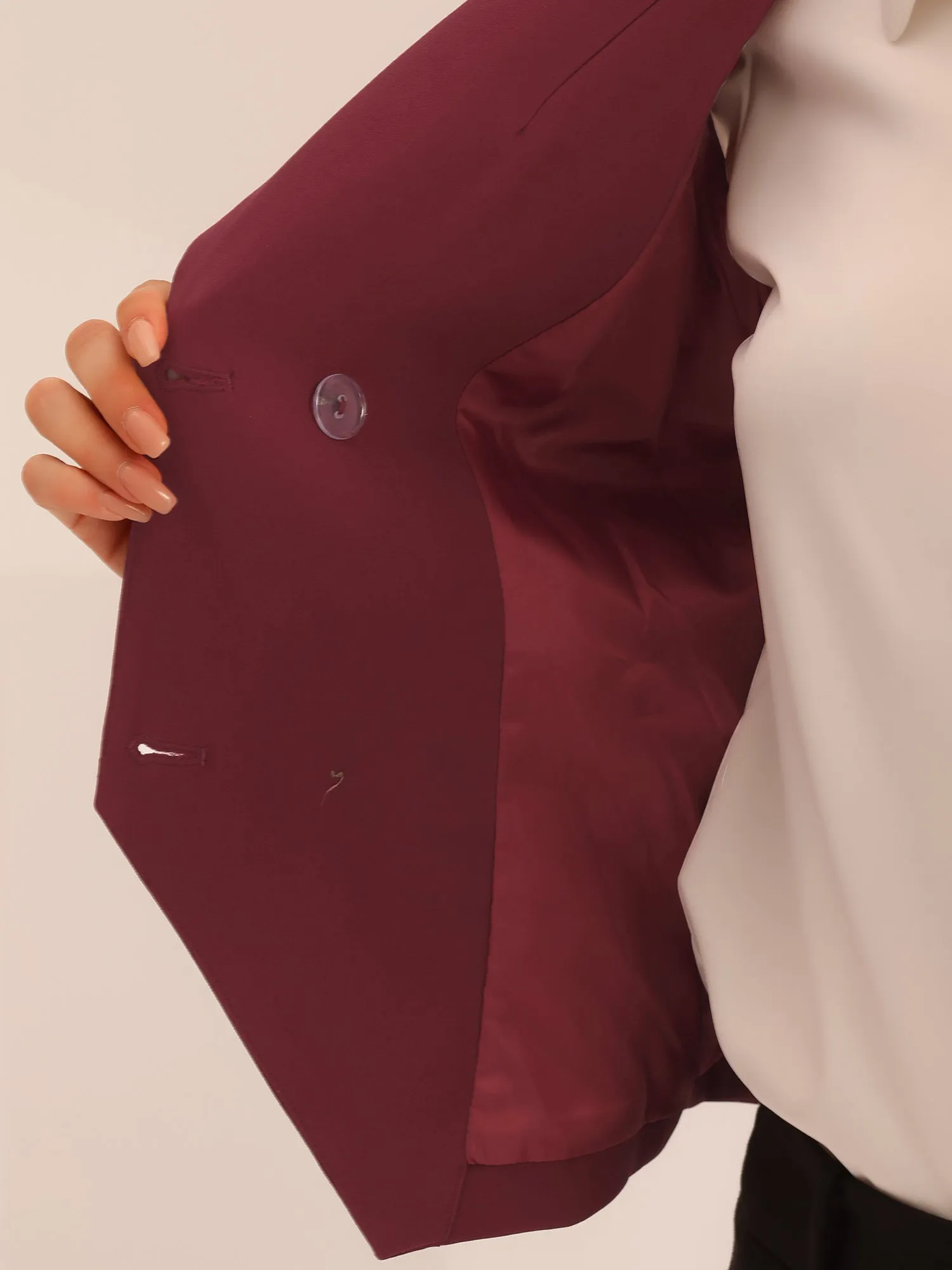 Waistcoat Lapel Collar Dressy Versatile Racerback Suit Vest