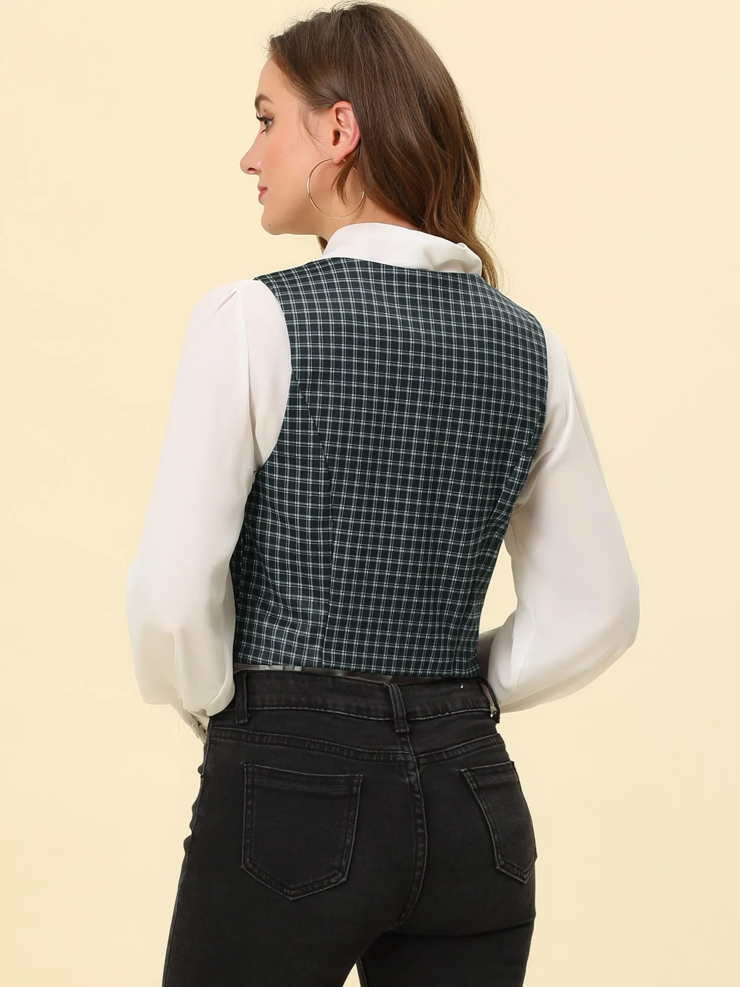 Waistcoat Steampunk Dressy Sleeveless Jacket Versatile Suit Vests