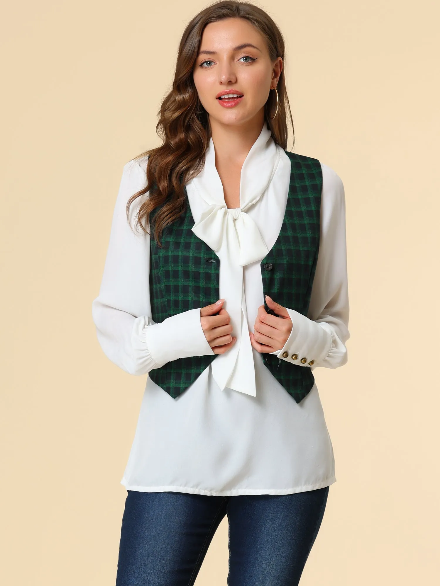 Waistcoat Steampunk Dressy Sleeveless Jacket Versatile Suit Vests