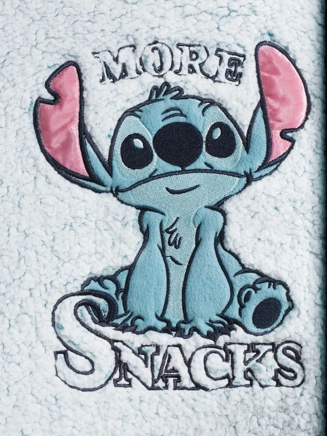 Womens Lilo & Stitch "More Snacks" Plush Pajamas Pajama Set